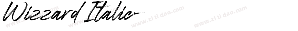 Wizzard Italic字体转换